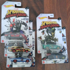 Machete HotWheels - set SpiderMan Maximum Venom complet