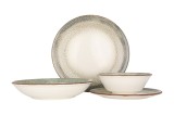 By Bone Set de vesela (Medium) - Spazio - 24 bucăți - 6 persoane - Porţelan