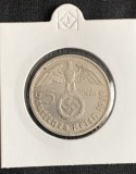 Moneda 5 reichsmark 1939 D argint