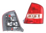 Stop spate lampa Mazda 323 (Bj), 02.2002-09.2003, spate, Dreapta, SEDAN, PY21W+W21/5W+W21W; rosu-pink; fara suport bec, TYC