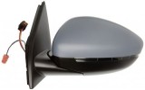 Oglinda exterioara Peugeot 308, 10.2013-09.2021, partea Stanga, culoare sticla crom, sticla convexa, cu carcasa grunduita, cu incalzire , ajustare el