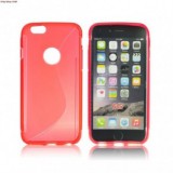 Husa Silicon S-Line Rosie pentru Apple iPhone 6 (4.7 inch) - Protectie Premium