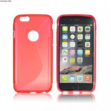 HUSA SILICON S-LINE APPLE IPHONE 6 (4,7INCH ) ROSU foto