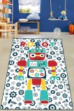 Cumpara ieftin Covor de Copii Robot, Multicolor, 80x150 cm