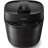 Philips All-in-One MultiCooker cu gatire sub presiune HD2151/40, 1000W, capacitate 5l, 35 programe pre setate, gatire rapida, eliberarea presiunii, pe