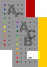 Registru repertoar cartonat A4, 192 file, AR, DR foto