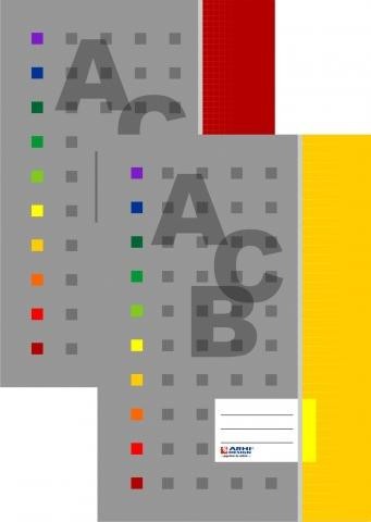 Registru repertoar cartonat A4, 192 file, AR, DR