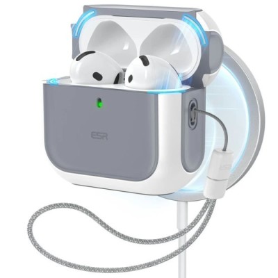 Husa pentru Apple AirPods 4 - ESR Orbit Hybrid HaloLock - White foto