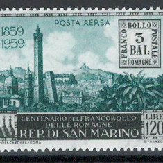 San Marino 1959 Mi 634 - 100 de ani de la primul timbru din Romagna