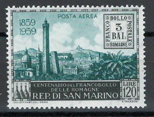 San Marino 1959 Mi 634 - 100 de ani de la primul timbru din Romagna