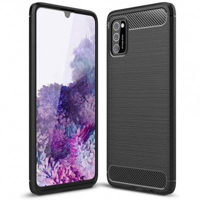 Husa Carbon Case Flexible Oppo A52 72 92 foto