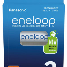 Panasonic Eneloop set acumulatori Ni-MH AA R6 2000mA 2100 cicluri 2buc BK-3MCDE/2BE 5410853064176