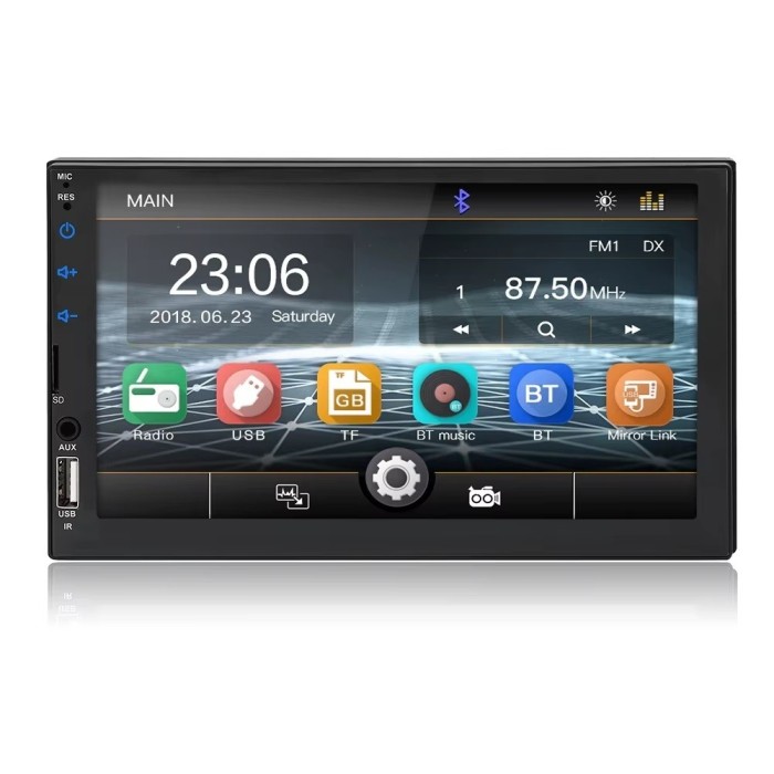 Navigatie Android Auto si CarPlay, Radio, MirrorLink, MP5 player, Touchscreen, Bluetooth Ecran 7&#039;&#039;, USB, Wireless