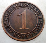 B.252 GERMANIA WEIMAR 1 REICHSPFENNIG 1935 A