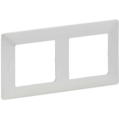 Rama ornament 2 posturi Legrand Valena Life alb perlat 754142