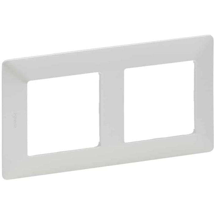Rama ornament 2 posturi Legrand Valena Life alb perlat 754142