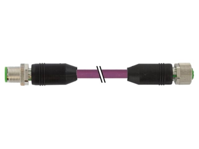 Cablu conexiune MURRELEKTRONIK 7000 IP67 5m 2 pini M12 PROFIBUS