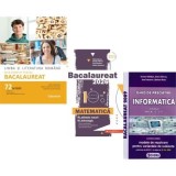 Pachet Bacalaureat 2026. Limba si literatura romana 72 teste complete, Matematica M-stiintele-naturii si M-tehnologic si Informatica. Ghid de pregatir