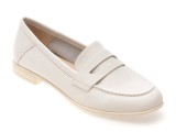 Cumpara ieftin Mocasini FLAVIA PASSINI albi, V706G16, din piele naturala