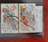 TS21 - Timbre serie DDR 1979 Mi2433-34, Stampilat