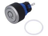 Comutator ONPOW LAS1-AWY-11ZT/W/12V/P 2 Poziții SPDT 0,5A 220VAC ON-ON apăsare