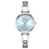 Ceas Dama CURREN 9092, Quartz, Cadran Albastru, Carcasa si Bratara Argintie, Otel Inoxidabil, Elegant, 30mm