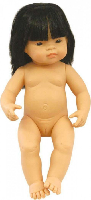 Papusa asiatic fata 38 cm - miniland