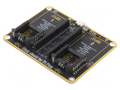 Click Shield pentru Pi Pico - Multiadaptor GPIO/I2C/PWM/SPI/UART foto