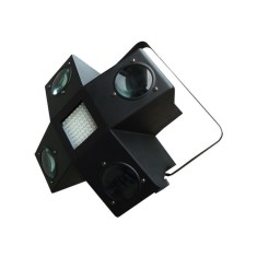 Led light cu stroboscop, 256 LED-uri colorate, 4 canale DMX foto