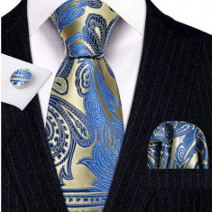Set cravata + batista + butoni - matase - model 285