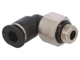 Racord Push-In Unghi Alama Nichelata Plastic 0.95-10 bar