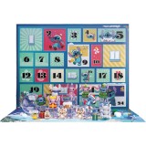 Calendar Advent Lilo &amp; Stitch Mini Egg Attack Stitch Celebration Figure Set (Cookie) 10 cm, Beast Kingdom Toys