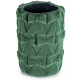 Vaza flori teracota catifea verde Fundite &Oslash; 12 cm x 16,5 H
