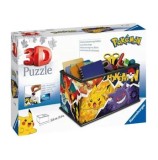 Puzzle 3D Ravensburger - Cutie depozitare Pokemon, 216 piese