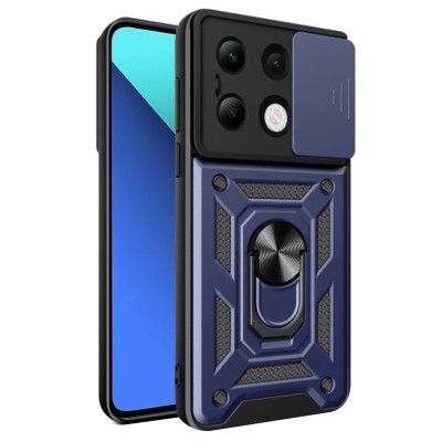 Husa Xiaomi Redmi Note 13 4G protectie camera Techsuit CamShield Series, albastru foto