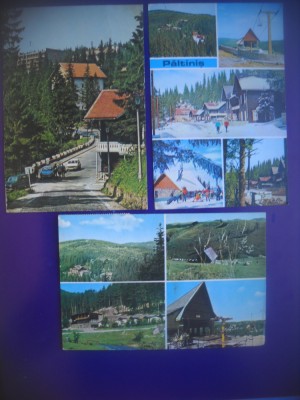 HOPCT LOT 4192 - 3 CARTI POSTALE-PALTINIS -JUD SIBIU-CIRCULATE foto