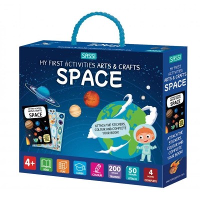 Primul set de arta &amp;amp; lucru manual - Spatiu cosmic PlayLearn Toys foto
