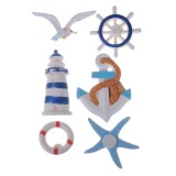 Set de Autocolante Marine Decorative cu Stele Ancore, CMCLASS
