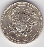 Marea Britanie 2 pounds 1986 &ndash; Commonwealth Games, moneda 2 lire, exemplar 1