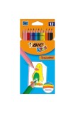Cumpara ieftin Creioane colorate Tropicolors, diverse culori, pachet de 12 bucăți