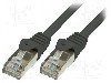 Cablu patch cord, Cat 6, lungime 1m, F/UTP, LOGILINK - CP2033S