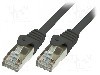 Cablu patch cord, Cat 6, lungime 10m, F/UTP, LOGILINK - CP2093S