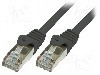 Cablu patch cord, Cat 6, lungime 3m, F/UTP, LOGILINK - CP2063S foto