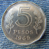 2r - 5 Pesos 1965 Argentina, America Centrala si de Sud