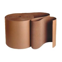 Rola Carton Ondulat CO2 MegaCart, 0.8x75 m, 240 g/m&amp;sup2;, Natur, Carton CO2 Megacart, Carton Ondulat Megacart, Carton Ondulat Rola, Cartoane Ondulate, Car foto