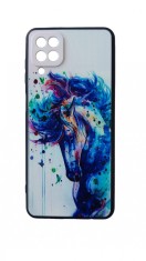 Husa telefon compatibila cu Samsung Galaxy A12, Albastru, Cal, 298HT