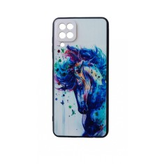 Husa telefon compatibila cu Samsung Galaxy A12, Albastru, Cal, 298HT