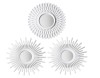 Set 3 Oglinzi Decorative de Perete BONNYCO - SECOND