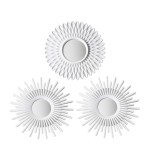 Set 3 Oglinzi Decorative de Perete BONNYCO - SECOND