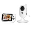 Sistem de Monitorizare Video si Audio Pentru Bebelusi, Ecran HD 3.2 inch, Vedere Nocturna, Monitor de Temperatura, Cantece de Leagan
